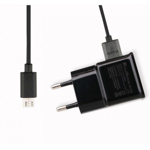 Carregador Parede Com Cabo Lightning Hrebos 2A Preto