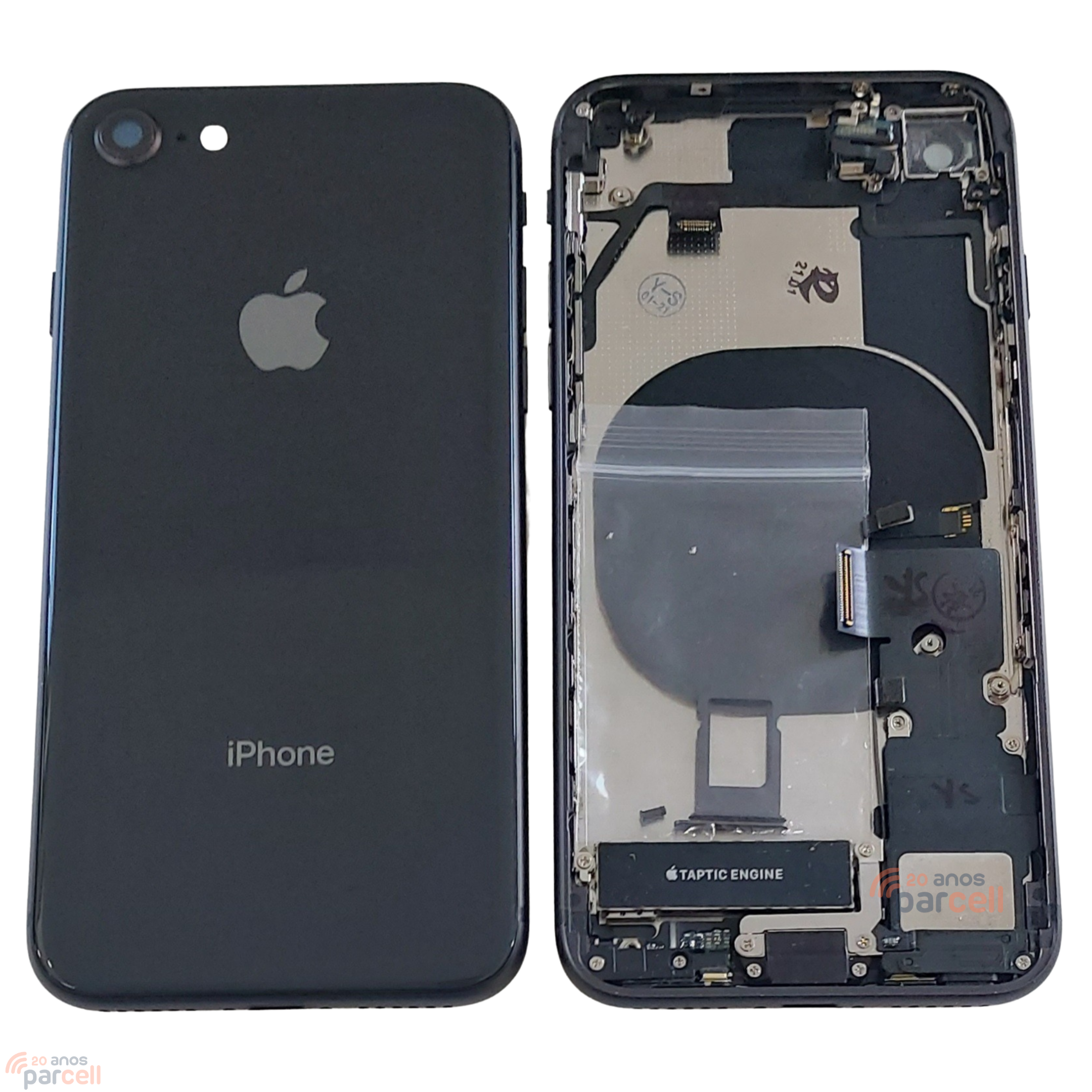 Carcaça Completa Iphone 8 - Cinza Espacial