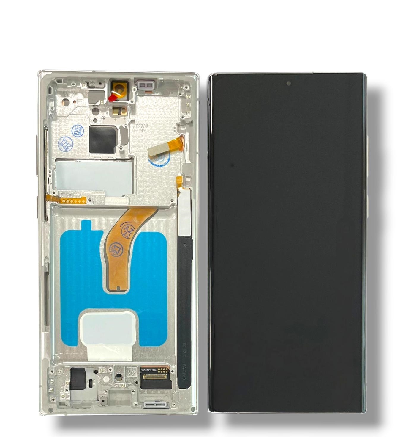 Display Samsung SM-S908 S22 Ultra 2022 Branco