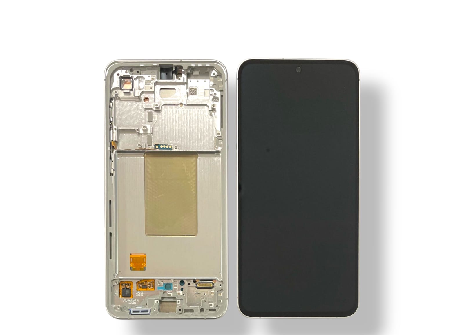 Display Samsung SM-S721 Galaxy S24FE Com Aro Prata