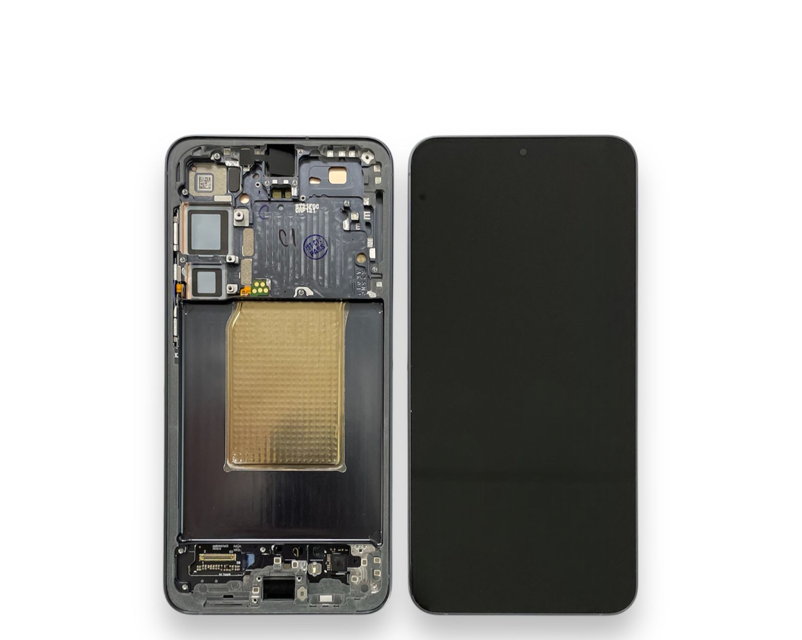 Display Samsung SM-S936 Galaxy S25 Plus Com Aro Preto