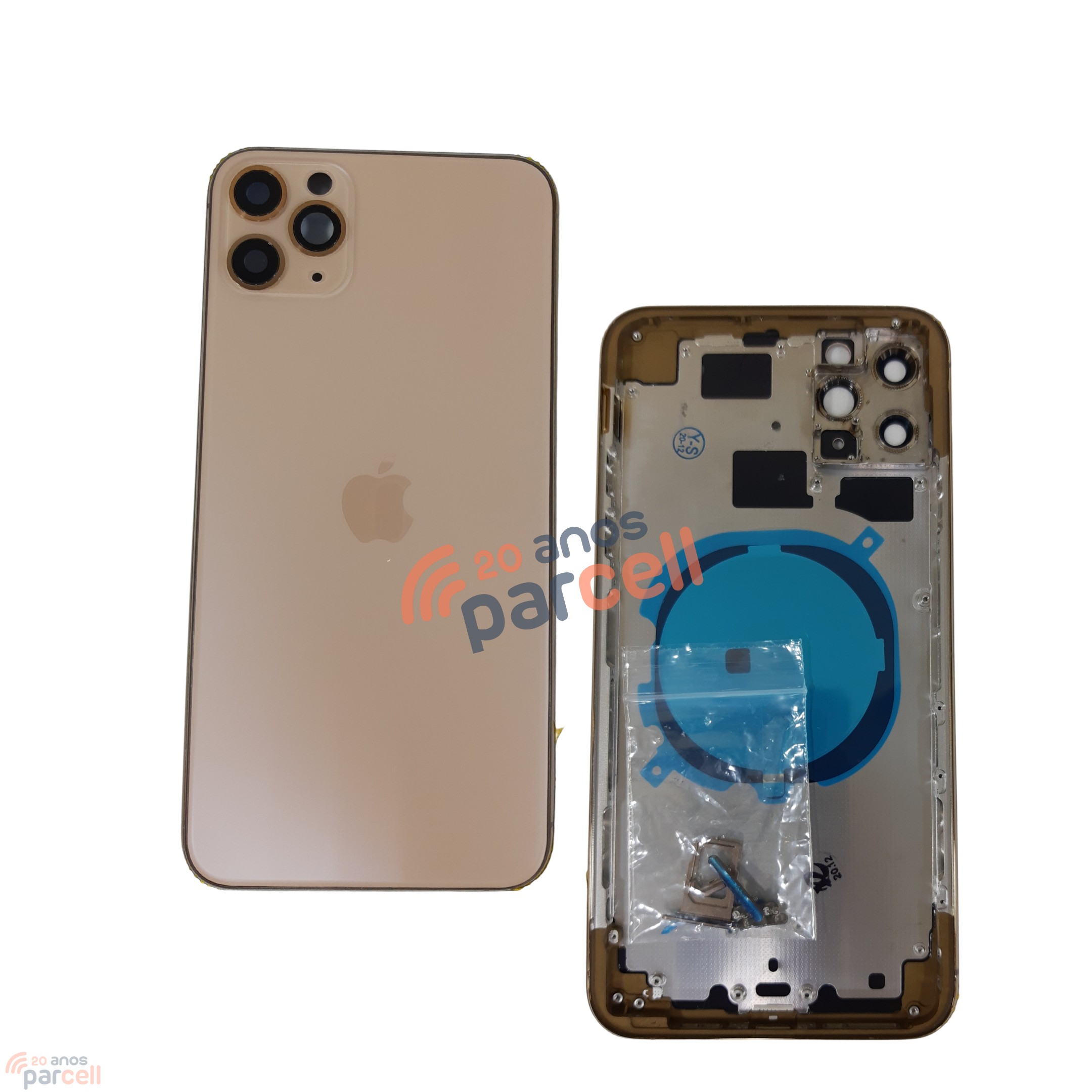 Carcaça Iphone 11 Pro Max Dourado