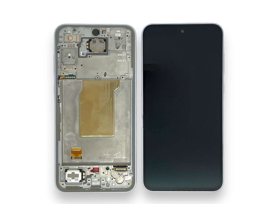 Display Samsung SM-A356 Galaxy A35 5G Com Aro Azul Claro